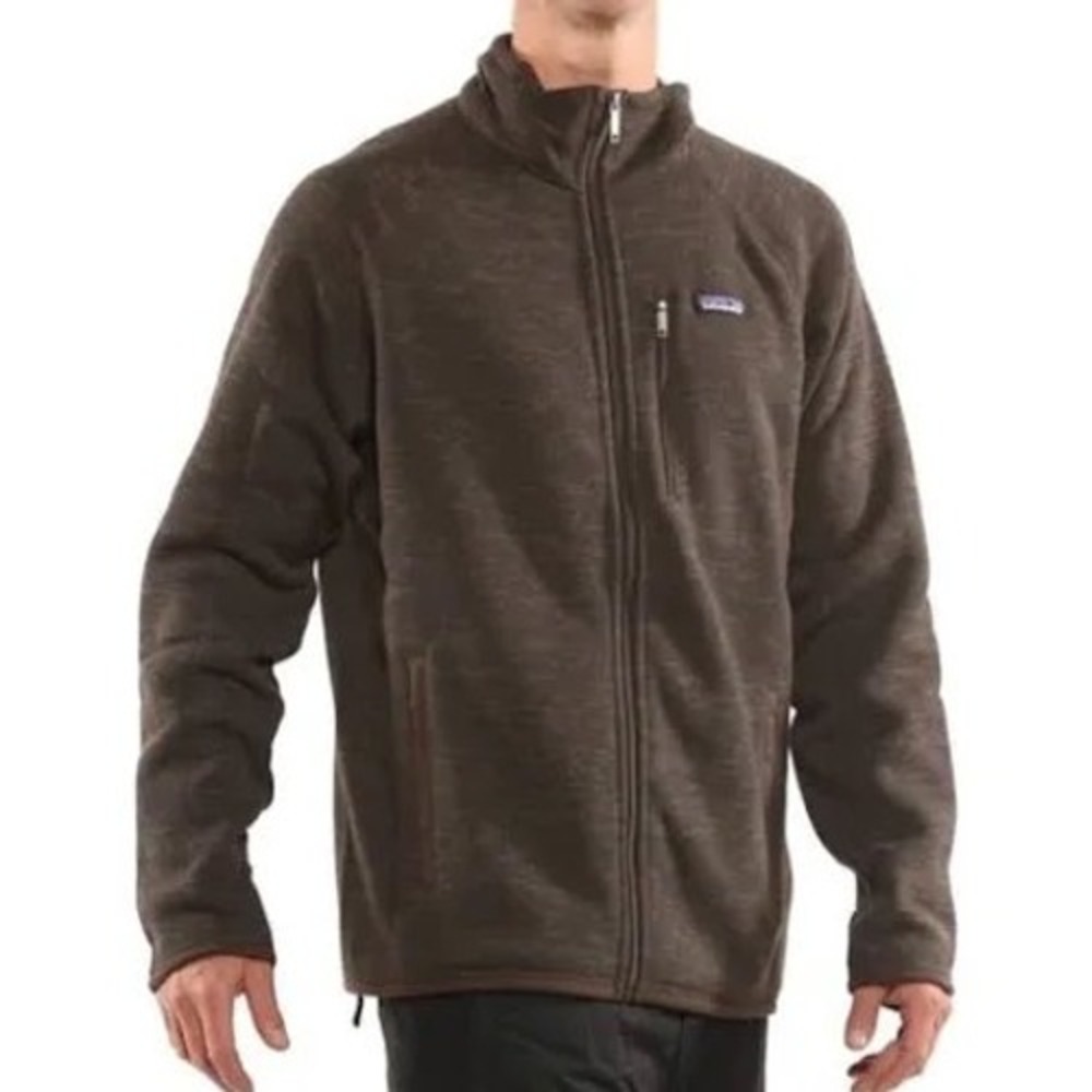 Patagonia Better Sweater Full Zip Fleece Jacket Mens Large Dark Olive Green
